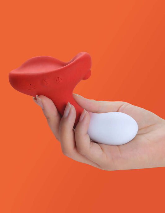 MushLust™ Dual Motor G-Spot Vibrator – Suction & Thrusting Oral Simulator Toy