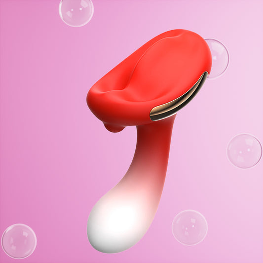 MushLust™ Dual Motor G-Spot Vibrator – Suction & Thrusting Oral Simulator Toy